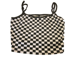 Divided by H&amp;M Women&#39;s Tank Size Large Spaghetti Strap Cropped Adjusts - £5.58 GBP
