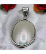 Mother of Pearl  Sterling Silver pendant - £51.42 GBP