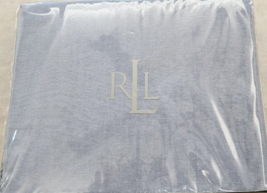 Ralph Lauren Blue Oxford Cloth Full Size Bed Skirt Dust Ruffle New In Package - $46.75