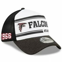 New Era Atlanta Falcons NFL 3930 OF 2019 SL Home Meshback Flex Fit Hat Black M/L - £23.50 GBP