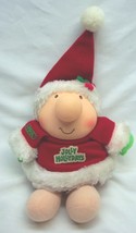 Vintage Christmas &quot;Jolly Hollydays&quot; Santa Ziggy 5&quot; Plush Stuffed Doll Toy 1975 - £15.82 GBP
