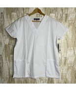 Greentown Original Work&amp;Wear Size M Medium Scrub Top Shirt White NWT - $395.06 MXN