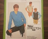 Simplicity 8640 Sewing Pattern Mens Pullover Top And Vest Size K 36-38-4... - $6.86