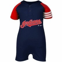 Baby Infant Cleveland Indians Romper Creeper  MLBAdidas 0-3 Months Jersey - £13.44 GBP