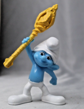 2011 Clumsy Smurf 3&quot; McDonald&#39;s Movie Action Figure #5 Smurfs - £3.01 GBP