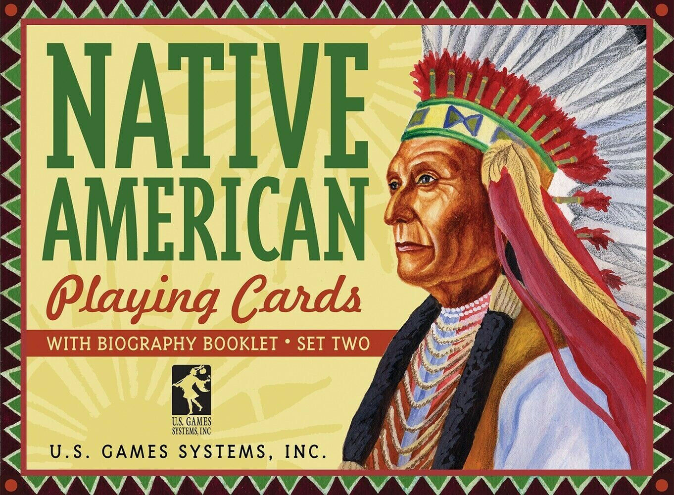 Native American Playing Cards #2Bridge Size Deck USGS with 124 Page Bio ... - £11.90 GBP
