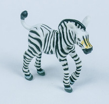 SAFARI LTD BABY ZEBRA COLT FOAL WILDLIFE FIGURE JUNGLE ANIMAL TOY 2.5&quot; 1996 - £3.66 GBP