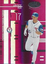 2005 Leaf Certified Materials Mirror Red Laynce Nix 95 Rangers 075/100 - £0.99 GBP