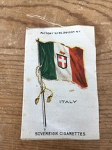 Vintage 1900s Antique Sovereign Cigarettes Tobacco Silk Italian Flag Italy - £39.32 GBP