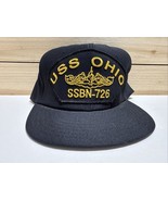 Vintage USS Ohio MILITARY Hat SSBN-726 Ship Hat New Made In USA Navy Sna... - €25,70 EUR