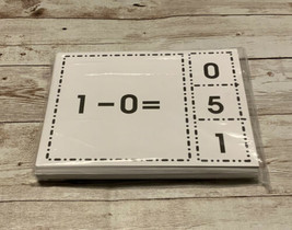 Subtraction Facts- Cards for Learning Center 52 Clothes Pin Cards Teaching - £9.44 GBP