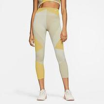 Nike Women’s Sculpt Icon Clash Seamless 7/8 Training Tights, Small, Pale Ivory - £55.29 GBP+