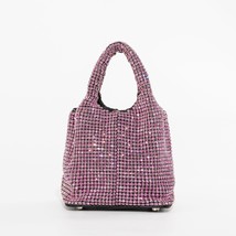 Luxury Diamonds Basket Bag For Women Purple - £29.56 GBP