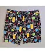 Loudmouth Mens Golf Shorts Drinks Cocktail Glasses Size 41 Performance 1... - $31.20