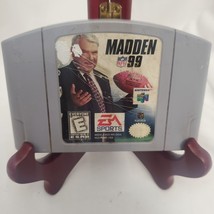 Madden NFL 99 Nintendo 64 N64 1998 Cartridge Only EA Sports Label Wear - £5.50 GBP