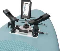  SUP Angler Lite Paddle Board Mount w/ Rod Holder Phone Cup Holder Acces... - $115.09