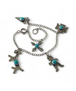 Old Pawn Sterling Turquoise Native American Fred Harvey Era Navajo Brace... - $175.80 CAD