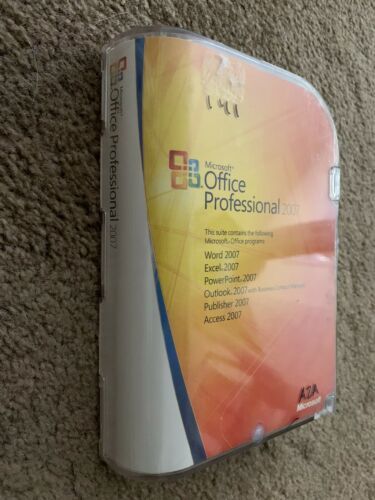 Genuine Microsoft Office Professional 2007  - £86.78 GBP