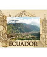 Ecuador Laser Engraved Wood Picture Frame Landscape (5 x 7) - $563.94 MXN