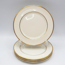 Flintridge Huntington Gold Rim Dinner China Dessert Bread Plate Set of 4... - $87.50