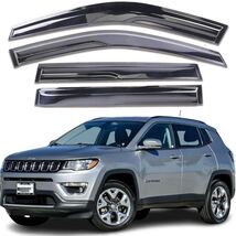 Window Visors Rain Guards for 2017-2025 Jeep Compass, Out-Channel Window... - $29.69