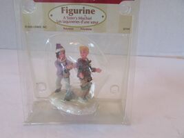 Lemax Village 52144 A Sister&#39;s Mischief Poly Resin Figurine Retired   L135 - $6.60