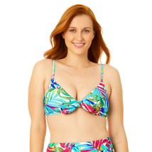 Time and Tru Women&#39;s Tie Front Bralette Swim Top Only - Size XL (16-18) - £11.79 GBP