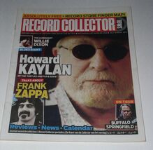 Howard Kaylan Frank Zappa Record Collector Magazine Vintage 2011 - $29.99