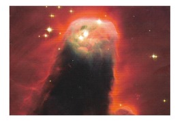 cone nebula space stars postcard - $57.10 MXN