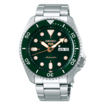Seiko 5 Sports Full Stainless Steel Green Dial 42.5 mm Automatic Watch SRPD63K1 - £150.13 GBP