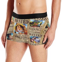 Men&#39;s Monkey D. Luffy Wanted Dead or Alive All Over Print Boxer Briefs - £18.48 GBP