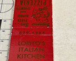 Front Strike Matchbook Cover  Lotito’s Italian Kitchen  Ocala, FiL gmg  ... - £9.87 GBP