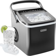 ICEMAN Dual-Size Countertop 22 lbs/24h Portable Ice Maker - Black(Open Box) - $76.49