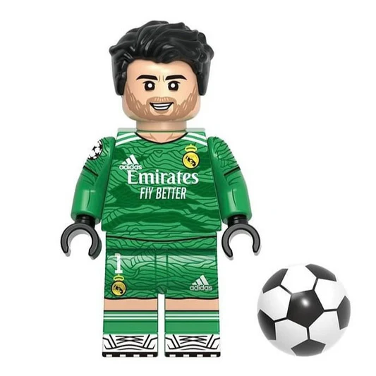 Thibaut Courtois Custom Football Player Minifigure - $5.99