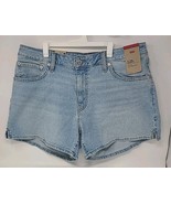 Levi&#39;s Women&#39;s A-Line Shorts All The While 33 Mid Rise Denim Light Wash NWT - $25.67 CAD
