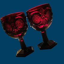 Avon Cape Cod Ruby Pair of Water Goblets  - $15.00