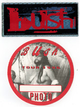 Bush Tour 1996 Vintage Photo Backstage Pass + Sticker Gavin Rossdale Min... - £22.60 GBP