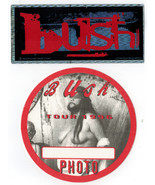 Bush Tour 1996 Vintage Photo Backstage Pass + Sticker Gavin Rossdale Min... - $39.15 CAD