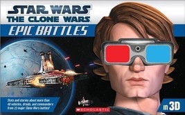Star Wars the Clone Wars Epic Battles in 3D [Paperback] Pablo Hidalgo an... - £19.28 GBP