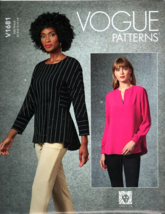 Vogue V1681 Misses 6 to 14 Anne Klein Tops and Tunics Uncut Sewing Pattern - £20.78 GBP