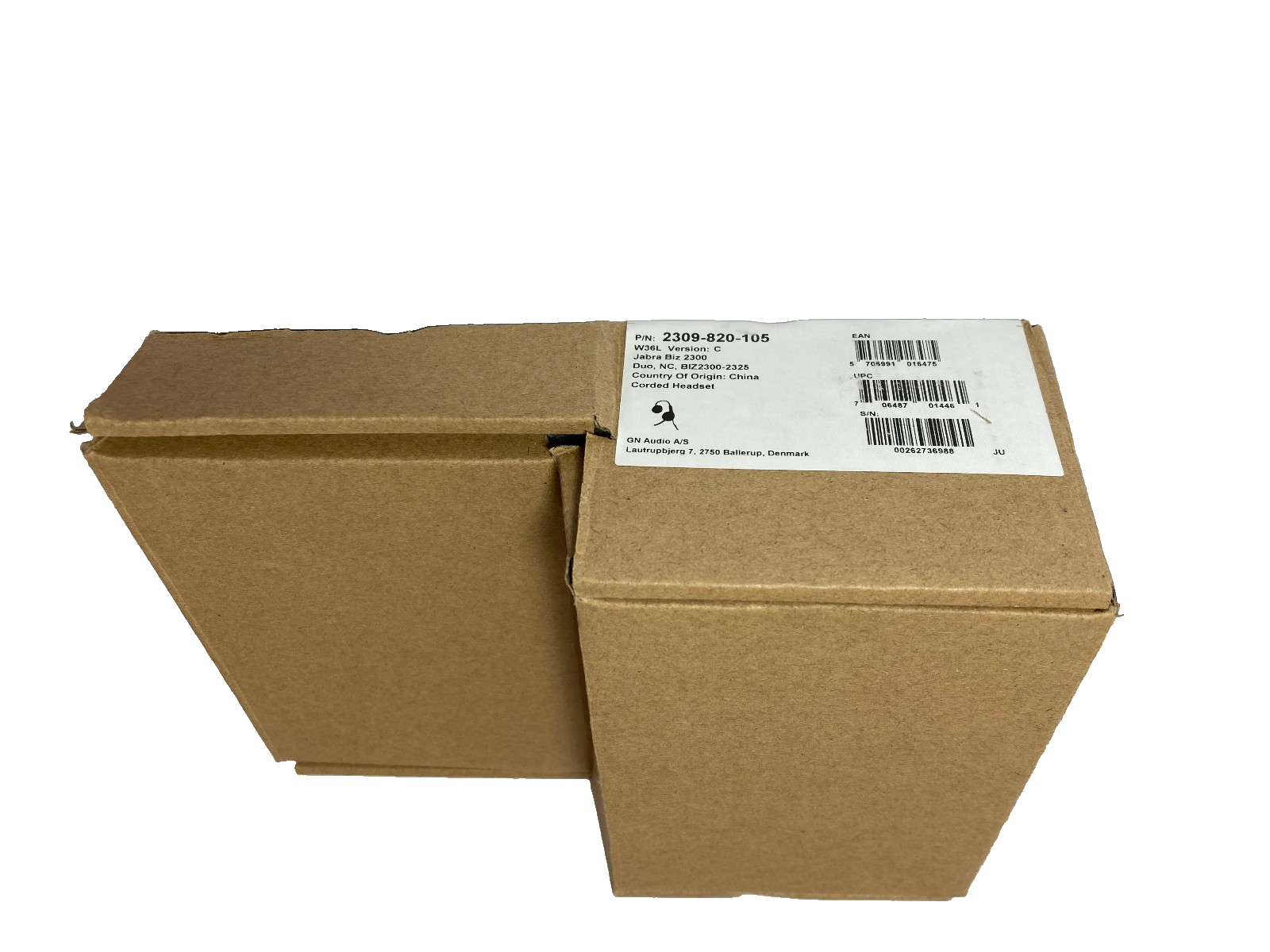 Jabra Biz 2300 Duo, NC 2309-820-105 Headset NEW OB - $34.65