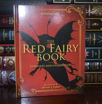 Red Fairy Book Andrew Lang Complete Illustrated Unabridged New Deluxe Hardcover - £23.75 GBP