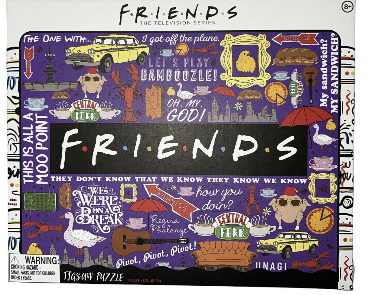 Primary image for Paladone Friends Central Perk 1000 Piece Jigsaw Puzzle Collage - Popular Slogans