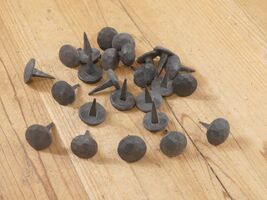 25 Clavos Nails Hand Forged Primitive Door Shutters 1" Hammered Black / ... - €27,68 EUR 25 Clavos Nails Hand Forged Primitive Door Shutters 1" Hammered Black / ... - €27,68 EUR