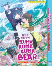Anime DVD Kuma Kuma Kuma Bear Season 1+2 Vol 1-24 End English Dubbed - £21.70 GBP
