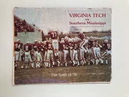 September 18 1976 Football Virginia Tech vs Southern Mississipi Official... - £56.94 GBP