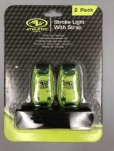 New Athletic Works 2 Pack Strobe Light With Strap for Use on Bikes Bags ... - £7.70 GBP