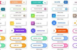 Transparent Call to Action Buttons - Images with Resell Rights - $2.95