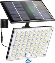 Solar Lights Outdoor Motion Sensor 184 Bright LEDs 9000K Outdoor Flood Lights Du - £29.03 GBP