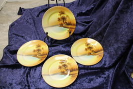 Noritake Tree In The Meadow Bread &amp; Butter Plate #46 Red Backstamp Set of 4 - $24.99